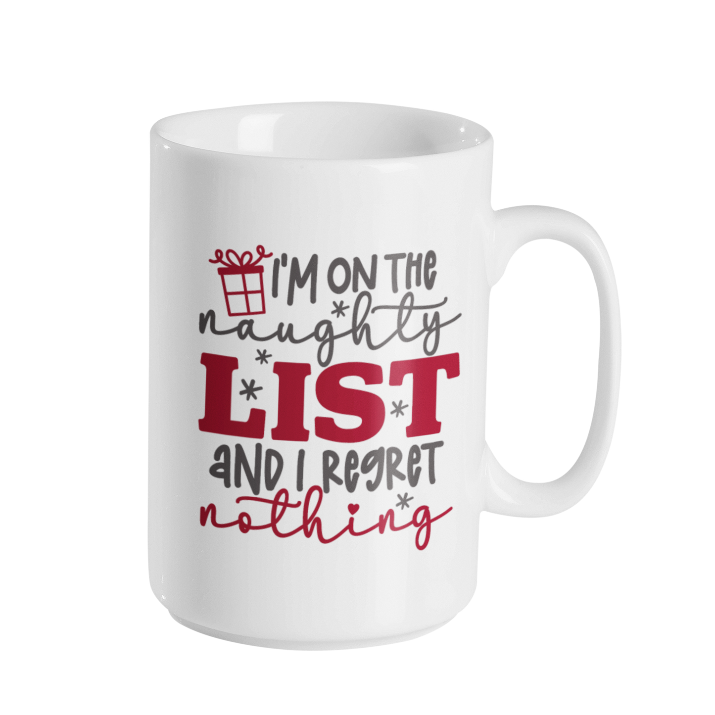 Naughty List 15oz Coffee Mug