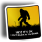 BigFoot Sticker