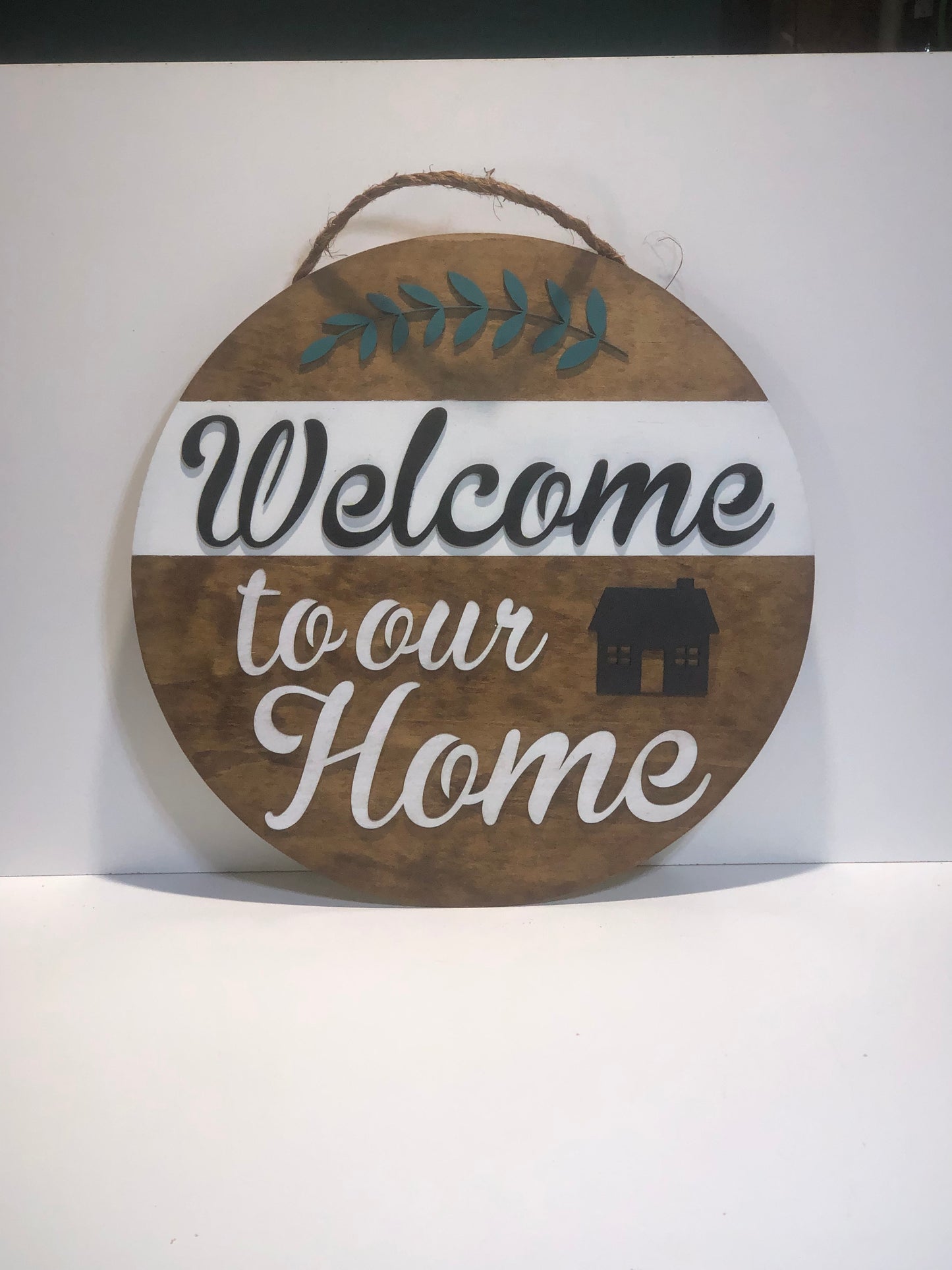 Welcome To Our Home 3D Wood Sign